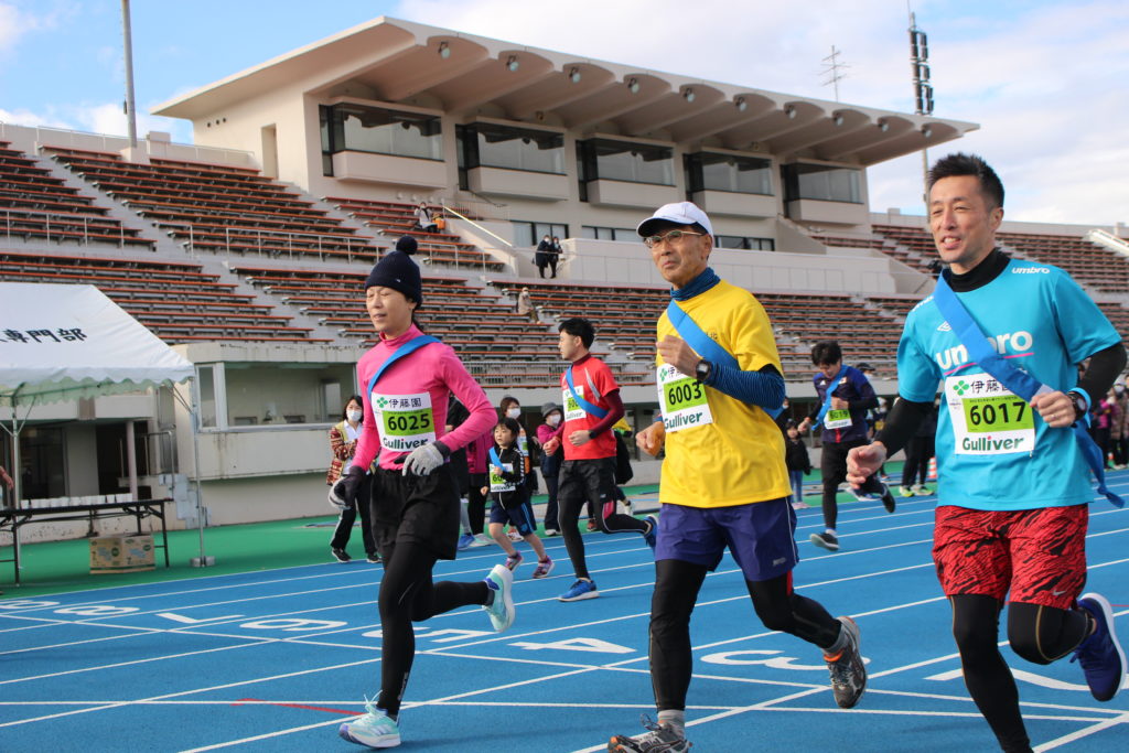 会員同士で親睦を深めた「東北希望の襷マラソン」1